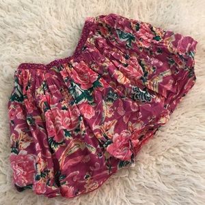 Girls Stella Industries Pink Floral print skirt